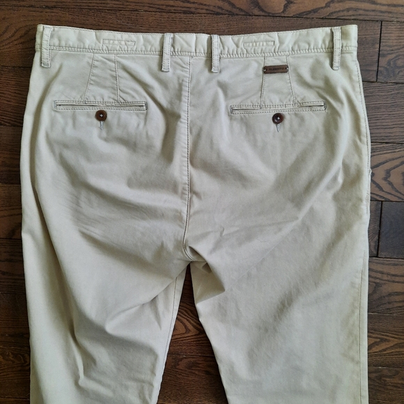 Alberto ROB DS Broken Twill Chino Pants, Slim Fit, size W33 L32, Beige colour - Picture 12 of 16